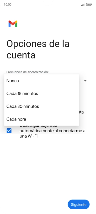 Pulsa el ajuste deseado. Pulsa el ajuste deseado.