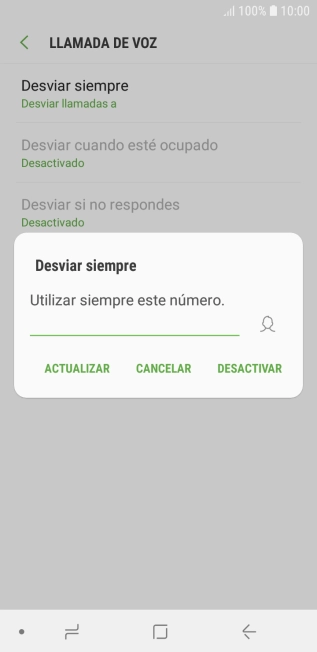 Pulsa DESACTIVAR. Pulsa DESACTIVAR.