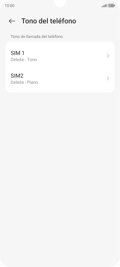 Pulsa el nombre de la tarjeta SIM.