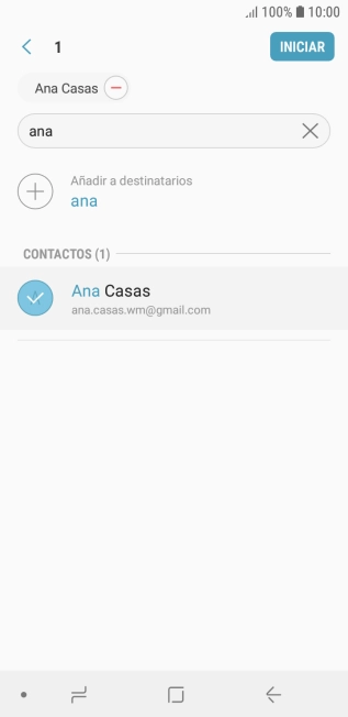 Pulsa INICIAR. Pulsa INICIAR.