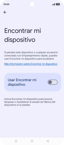 Pulsa el indicador junto a 