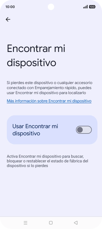 Pulsa el indicador junto a 
