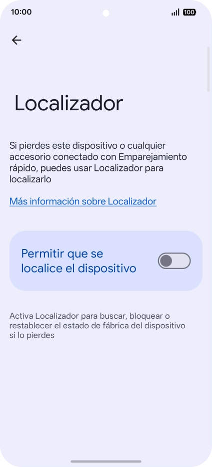 Pulsa el indicador junto a Pulsa el indicador junto a
