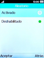 Selecciona Activado para activar la función. Selecciona Activado para activar la función.