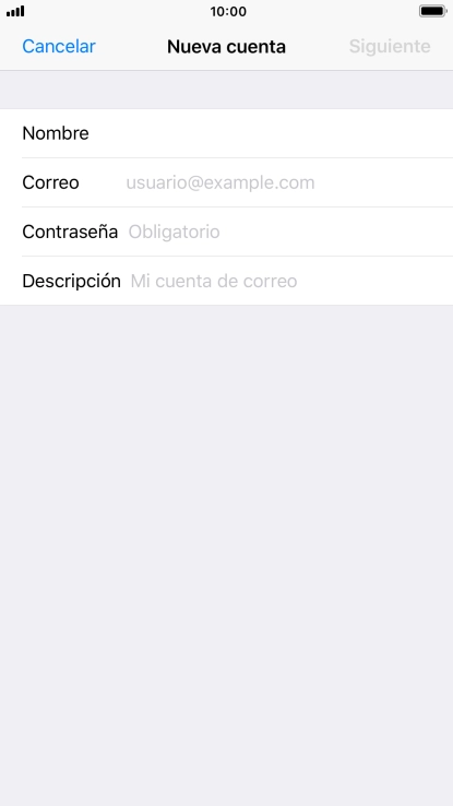 Pulsa Correo e introduce tu dirección de correo electrónico. Pulsa Correo e introduce tu dirección de correo electrónico.