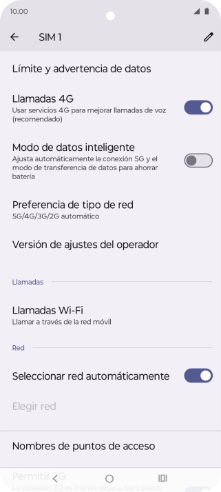 Pulsa el indicador junto a Pulsa el indicador junto a