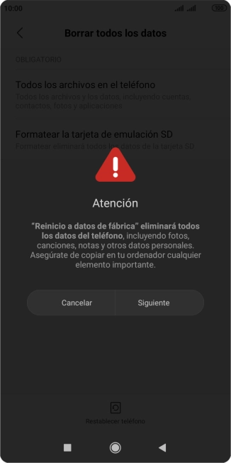 Pulsa Siguiente.