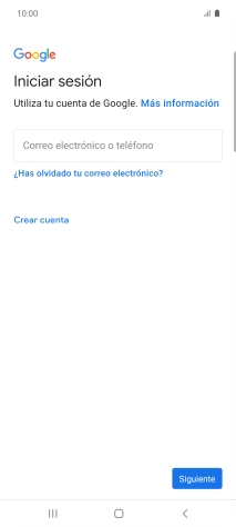 Si no tienes una cuenta de Google, pulsa Crear cuenta y sigue las indicaciones de la pantalla para ver cómo crear una cuenta nueva. Si no tienes una cuenta de Google, pulsa Crear cuenta y sigue las indicaciones de la pantalla para ver cómo crear una cuenta nueva.