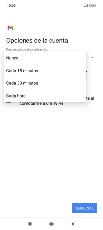 Pulsa el ajuste deseado. Pulsa el ajuste deseado.