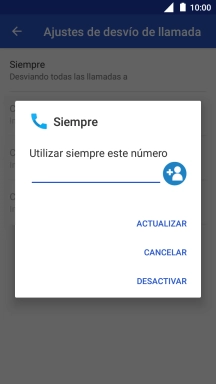 Pulsa DESACTIVAR.