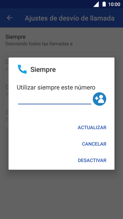 Pulsa DESACTIVAR.