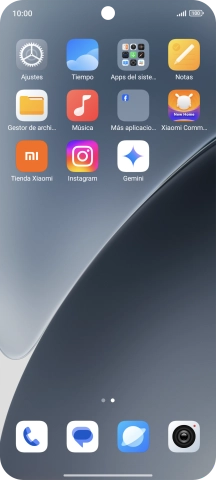 Abre una app compatible, por ejemplo, Notas, e introduce el texto deseado, un tema o algunas palabras clave.