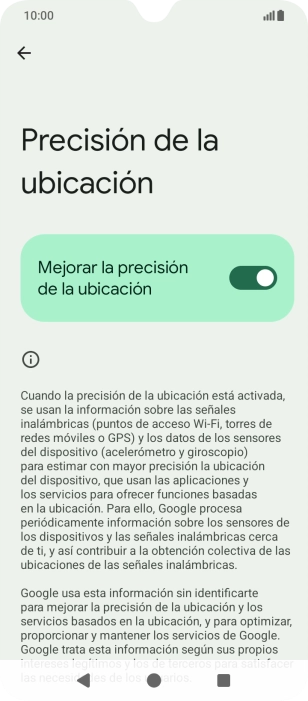 Si pulsas el indicador junto a Si pulsas el indicador junto a
