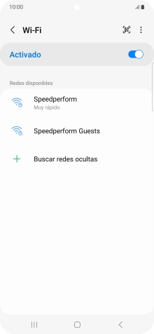 Pulsa la red wifi deseada. Pulsa la red wifi deseada.