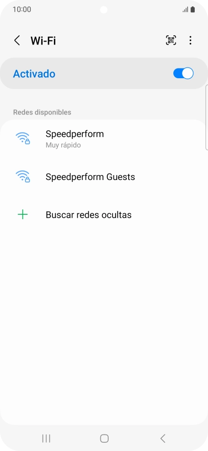 Pulsa la red wifi deseada. Pulsa la red wifi deseada.