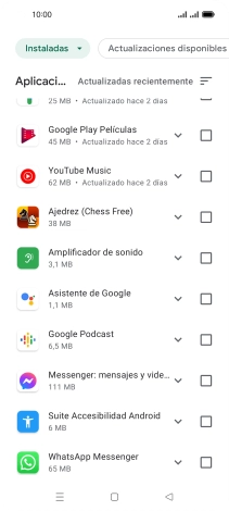 Pulsa la app deseada. Pulsa la app deseada.