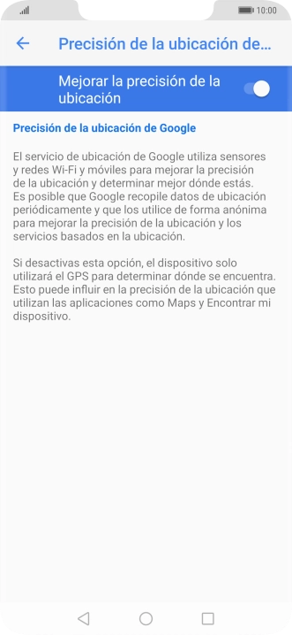Si pulsas el indicador junto a Si pulsas el indicador junto a