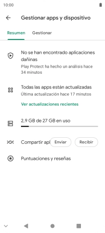 Pulsa Gestionar. Pulsa Gestionar.