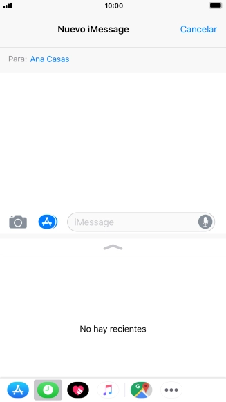 También puedes enviar fotografías, vídeos, mensajes de sonido y diferentes efectos en el iMessage. Sigue las indicaciones de la pantalla para enviar tu iMessage con el contenido deseado. También puedes enviar fotografías, vídeos, mensajes de sonido y diferentes efectos en el iMessage. Sigue las indicaciones de la pantalla para enviar tu iMessage con el contenido deseado.