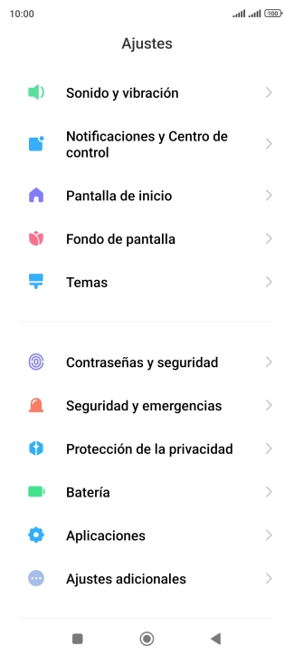 Pulsa Sonido y vibración.