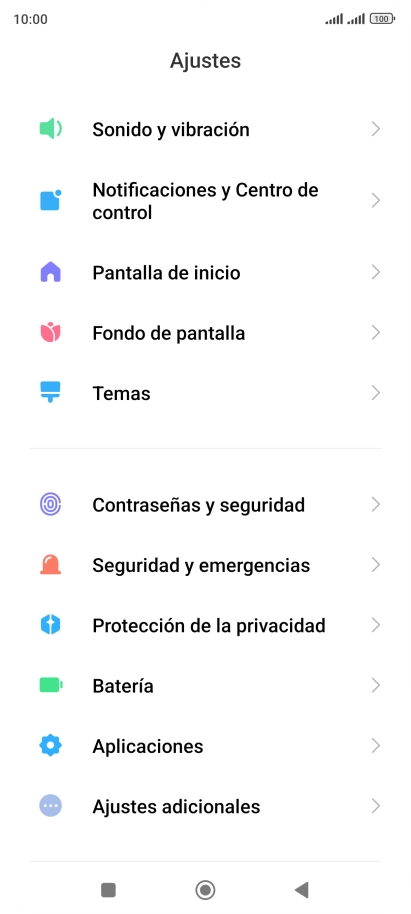 Pulsa Sonido y vibración.