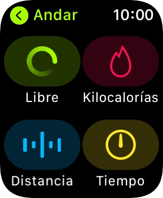 Pulsa la Digital Crown la veces que sean necesarias para volver al menú principal.