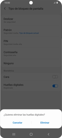 Pulsa Eliminar. Pulsa Eliminar.