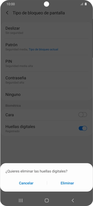 Pulsa Eliminar. Pulsa Eliminar.