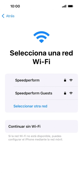 Pulsa la red wifi deseada. Pulsa la red wifi deseada.