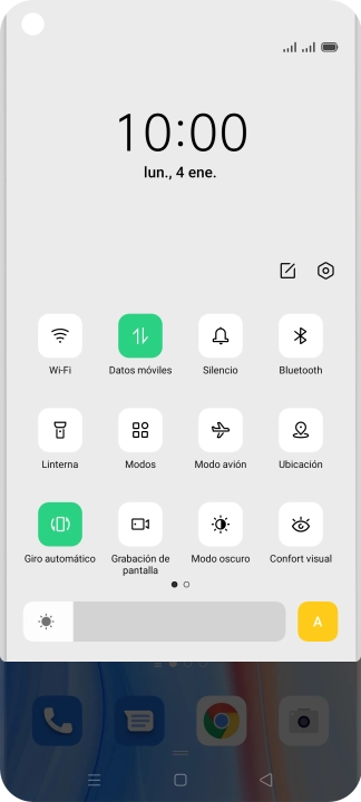 Pulsa el icono de ajustes. Pulsa el icono de ajustes.