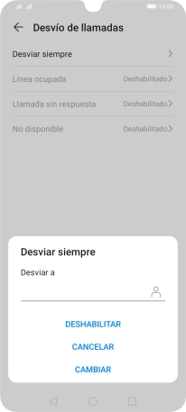 Pulsa DESHABILITAR. Pulsa DESHABILITAR.