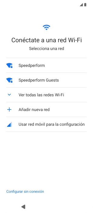 Pulsa la red wifi deseada. Pulsa la red wifi deseada.