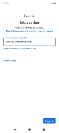Pulsa Siguiente.