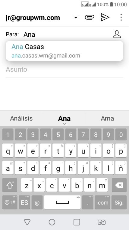 Pulsa el contacto deseado. Pulsa el contacto deseado.