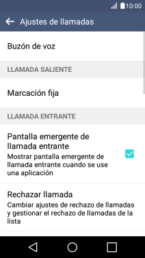 Pulsa Marcación fija.
