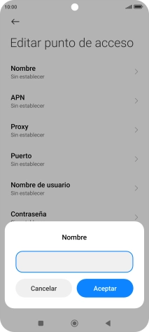 Introduce Vodafone Internet y pulsa Aceptar. Introduce Vodafone Internet y pulsa Aceptar.