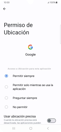 Pulsa el ajuste deseado. Pulsa el ajuste deseado.