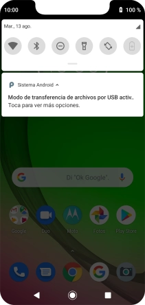 Pulsa Toca para ver más opciones..