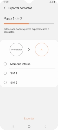 Pulsa la tarjeta SIM deseada. Pulsa la tarjeta SIM deseada.