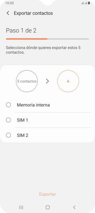 Pulsa la tarjeta SIM deseada. Pulsa la tarjeta SIM deseada.