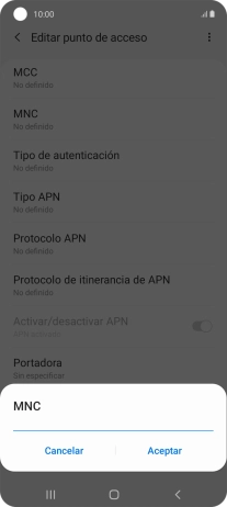 Introduce 01 y pulsa Aceptar. Introduce 01 y pulsa Aceptar.