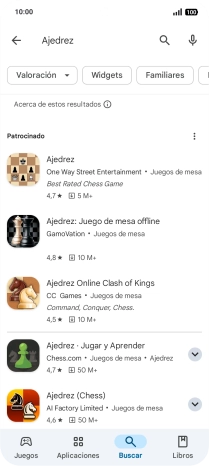 Pulsa la app deseada. Pulsa la app deseada.