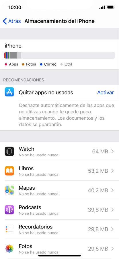 Pulsa la app deseada. Pulsa la app deseada.