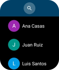 Pulsa el contacto deseado. Pulsa el contacto deseado.