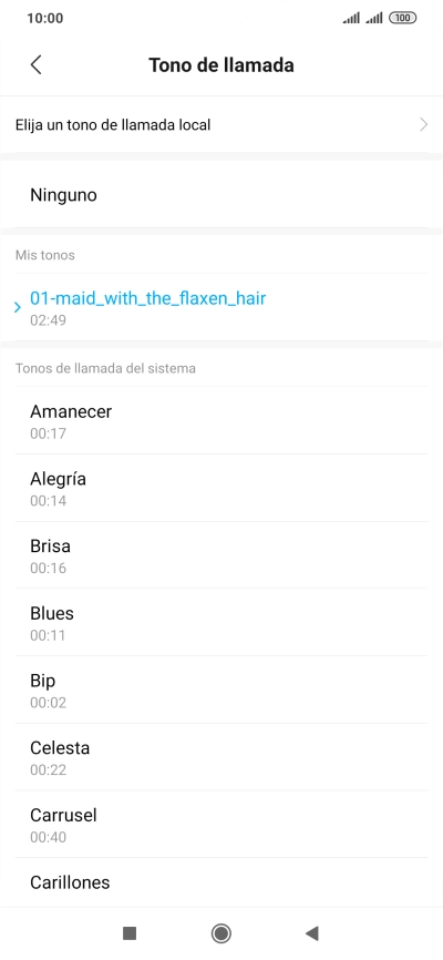 Pulsa la tecla de inicio para terminar y regresar a la pantalla de inicio. Pulsa la tecla de inicio para terminar y regresar a la pantalla de inicio.