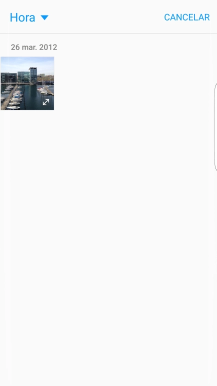 Pulsa la lista desplegable en la parte superior izquierda. Pulsa la lista desplegable en la parte superior izquierda.