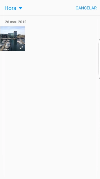Pulsa la lista desplegable en la parte superior izquierda. Pulsa la lista desplegable en la parte superior izquierda.