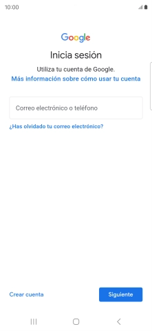 Si no tienes una cuenta de Google, pulsa Crear cuenta y sigue las indicaciones de la pantalla para ver cómo crear una cuenta nueva. Si no tienes una cuenta de Google, pulsa Crear cuenta y sigue las indicaciones de la pantalla para ver cómo crear una cuenta nueva.