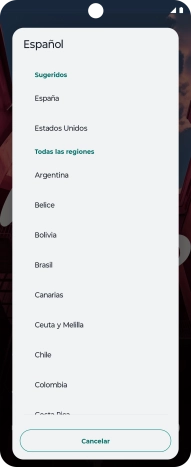 Pulsa el país o el área deseados. Pulsa el país o el área deseados.