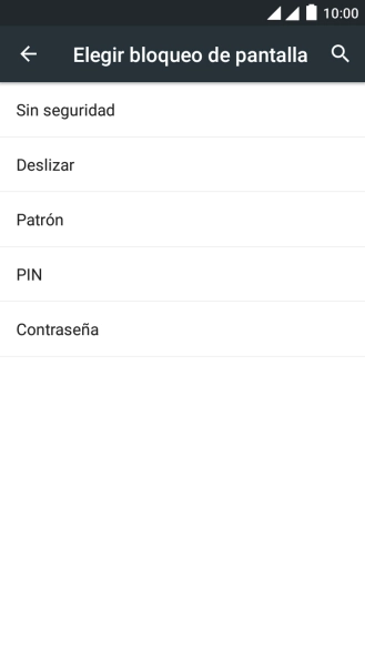 Introduce el código de seguridad actual y pulsa Sin seguridad. Introduce el código de seguridad actual y pulsa Sin seguridad.